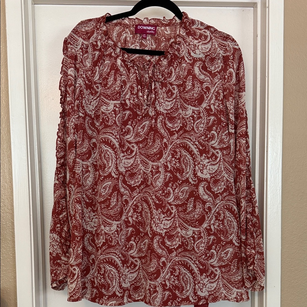 Elegant Paisley Blouse